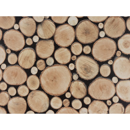 Fablon Logs Adhesive Film, 2ct. in Brown | 78" x 17" | Michaels®